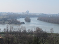 Where the Sava and Danube rivers meet